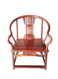 酸枝茶台圈椅