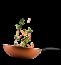 烹饪炒锅炒菜免抠图