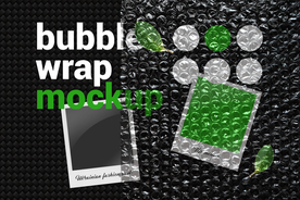 黑色VI视觉识别品牌样机