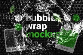 黑色VI视觉识别品牌样机