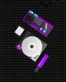 黑色VI视觉识别品牌样机