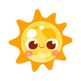 手绘太阳