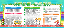 文明交通校园文化活动海报素材