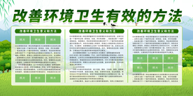 改善环境公益活动宣传海报素材