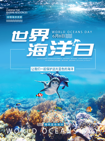 保护海洋海报