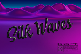 字体 样式3D液体艺术样机