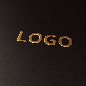 凹凸效果印刷logo样机