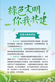 垃圾分类环保海报