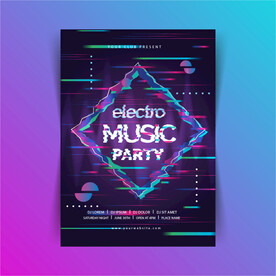 音乐 派对 Dj 海报 酒吧