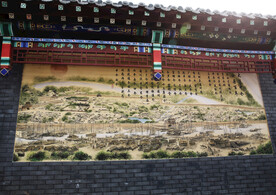 胡同仿古画