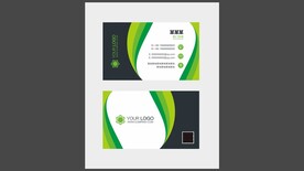 名片 科技环保名片 绿色名片