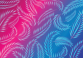 抽象树叶羽毛底纹图片