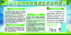减少环境污染公益宣传海报素材