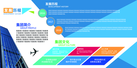 企业简介文化活动宣传海报素材