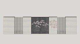 现代景墙围墙