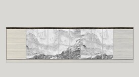 现代景墙围墙