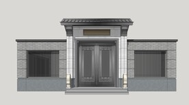社区院门