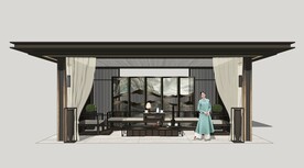 现代廊架