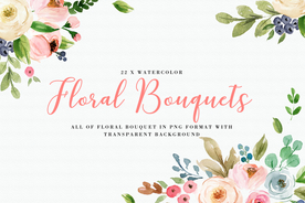 森系水彩婚礼背景