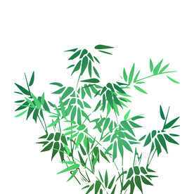 插画植物绿色树叶元素
