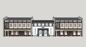 新中式商业建筑