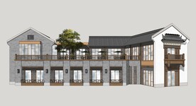 新中式商业建筑