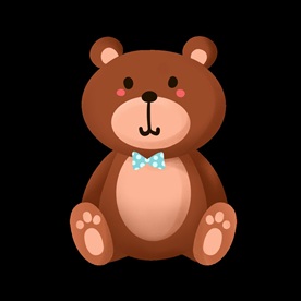 棕色卡通泰迪熊