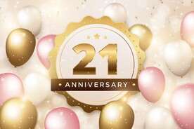 生日背景 节日气球