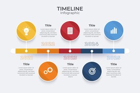 信息图模板 流程