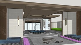 新中式社区大门