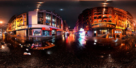 曼哈顿之夜夜景HDRI贴图