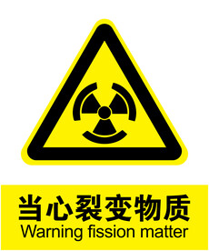当心裂变物质