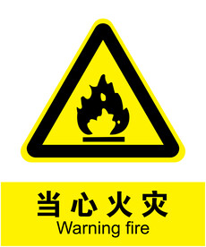 当心火灾