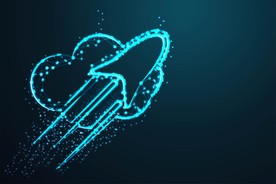 粒子飞机飞行科技背景图片