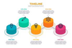 信息图模板 流程