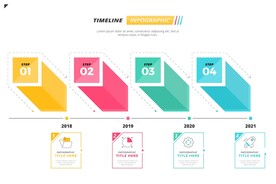 信息图模板 流程