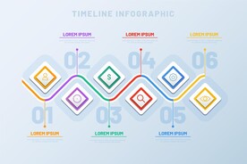 信息图模板 流程