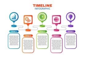 信息图模板 流程