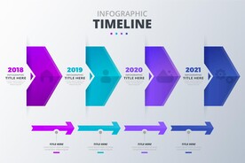 信息图模板 流程