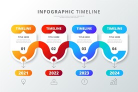 信息图模板 流程