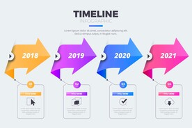 信息图模板 流程