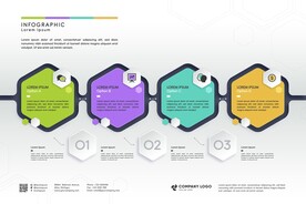 信息图模板 流程