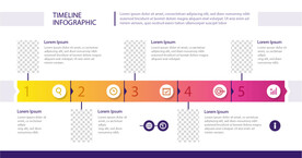 信息图模板 流程