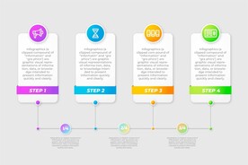 信息图模板 流程