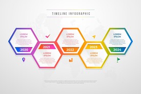 信息图模板 流程