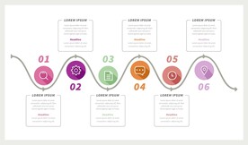 信息图模板 流程