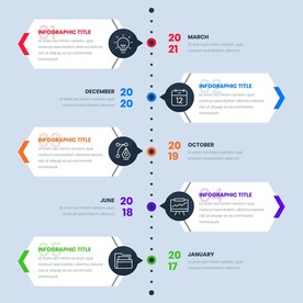 信息图模板 流程