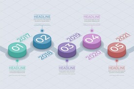 信息图模板 流程