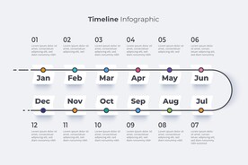 信息图模板 流程
