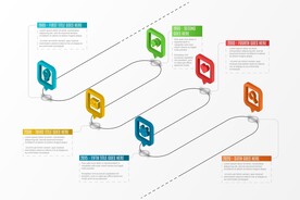 信息图模板 流程